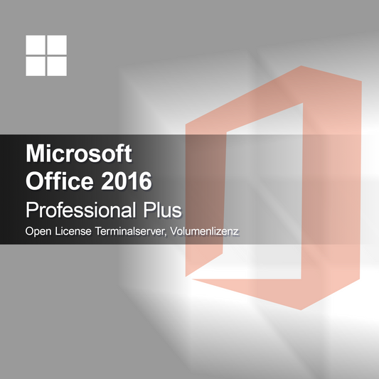 Microsoft Office 2016 Professional Plus Licencia Abierta Terminalserver, Licencia por Volumen