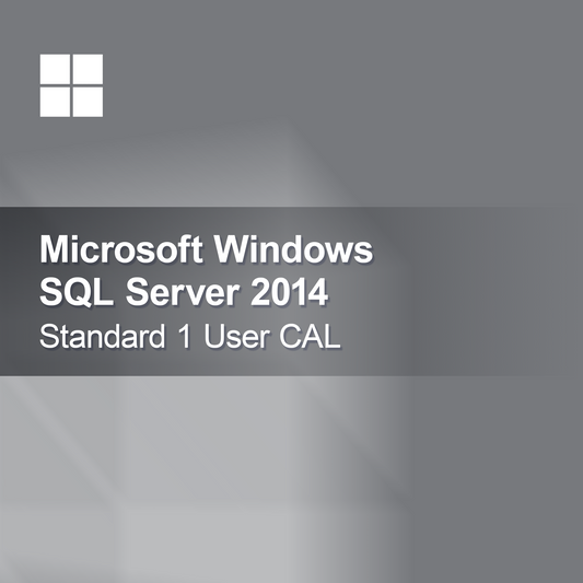 Microsoft SQL Server 2014 Standard 1 Usuario CAL