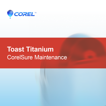 Mantenimiento CorelSure de Toast Titanium