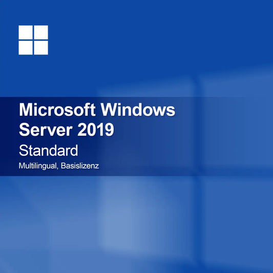 Microsoft Windows Server 2019 Standard, multilingüe, licencia básica