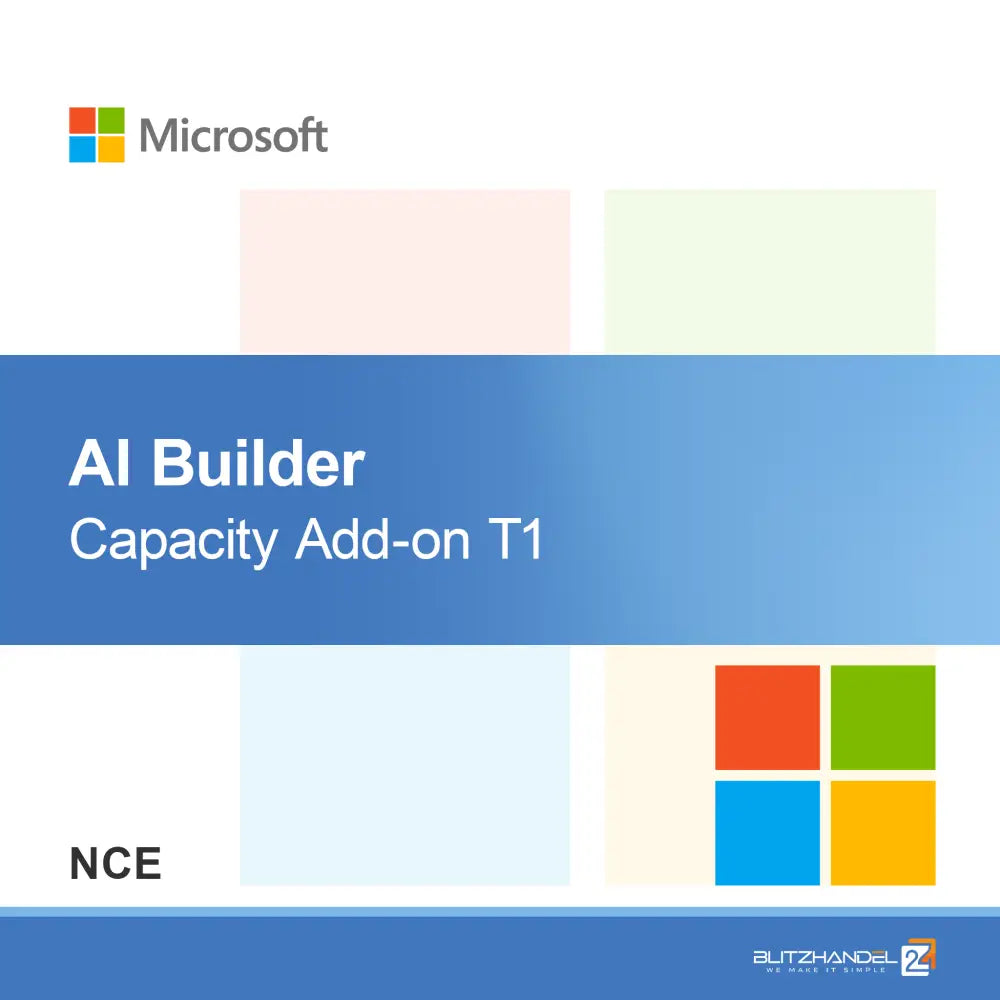 Complemento de Capacidad AI Builder T1 (NCE)