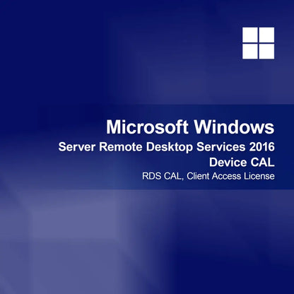 Licencia de Acceso de Cliente (CAL) para Dispositivo de Servicios de Escritorio Remoto de Microsoft Windows Server 2016, CAL RDS, Licencia de Acceso de Cliente