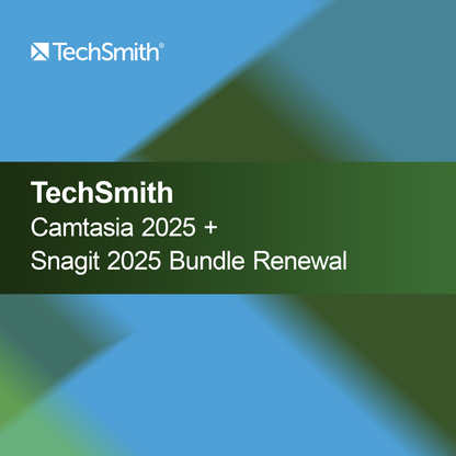 Paquete TechSmith Camtasia 2025 + Snagit 2025