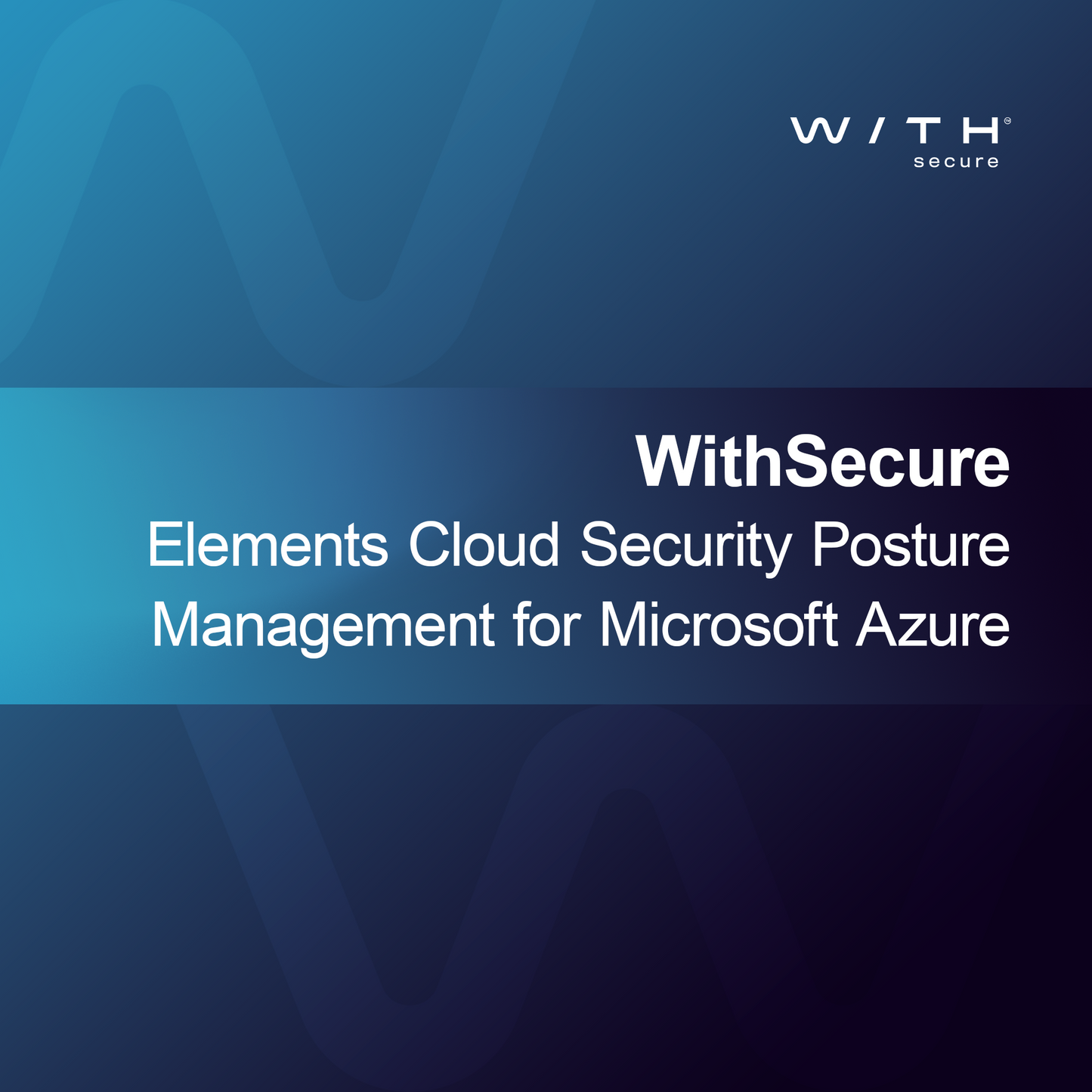 Gestión de la postura de seguridad en la nube de WithSecure Elements para Microsoft Azure